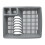 JVL Plastic Dish Drainer and Rectangular Washing Up Bowl Kitchen Set, Grey 12