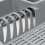 JVL Plastic Dish Drainer and Rectangular Washing Up Bowl Kitchen Set, Grey 14