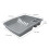 JVL Plastic Dish Drainer and Rectangular Washing Up Bowl Kitchen Set, Grey 18