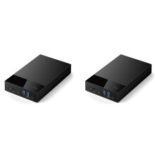 2X USB 3.0 auf 3,5 Zoll -Laufwerk-Dockingstation, Externes Festplattengehäuse für 3,5 2,5 Zoll SSD HDD 20 TB EU-Stecker