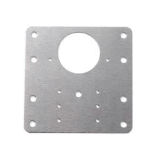 (9*9cm) 10pcs Cabinet Hinge Repair Plate Kit With Holes Flat Fixing Brackets