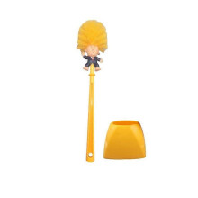 (Have Legs, Yellow) President Trump Toilet Brush Base Toilet Bowl Brush Tools Bathroom Accessories