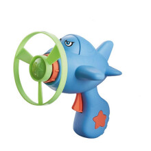 (Blue) Flying Toys Bright Color Will Shine Bamboo Dragonfly Toy Outdoor Aircraft Smooth And Delicate Available At Night Launcher Toy