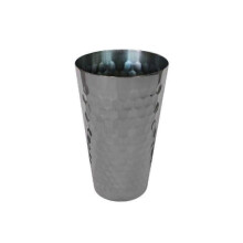 (silvery) 12Oz Stainless Steel Cups for Drinking,Real Hammered Stainless Steel Tumbler Cup