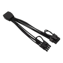 15 cm för PCIE5.0 Grafikkort Nätadapterkabel 16-Stift Till Dubbel 8-Stift 16AWG Förtennad Kopparkärna RTX40/30-Serien