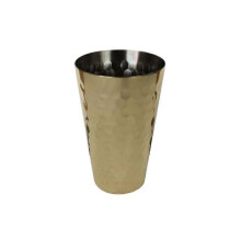 (golden) 12Oz Stainless Steel Cups for Drinking,Real Hammered Stainless Steel Tumbler Cup