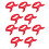 10pcs Wire Ganizer Cable Set Wire Storage Winder Electrical Cord Wrap Reel Spool Multipurpose for Home and Office Use 1