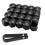 (19MM, Black) 20pcs auto hub screw covers with easy remover tool 1