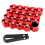 (19MM, Red) 20pcs auto hub screw covers with easy remover tool 1