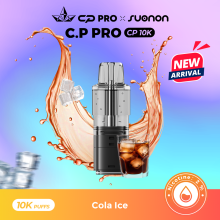 (Cola Ice) CP Pro CP 10K Prefilled Replacement Pods 20mg Nic Salt (Pack of 3)