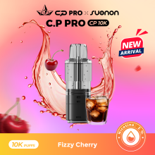 (Fizzy Cherry) CP Pro CP 10K Prefilled Replacement Pods 20mg Nic Salt (Pack of 3)