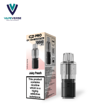 (Juicy Peach) CP Pro CP 10K Prefilled Replacement Pods 20mg Nic Salt (Pack of 3)
