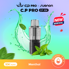 (Menthol) CP Pro CP 10K Prefilled Replacement Pods 20mg Nic Salt (Pack of 3)