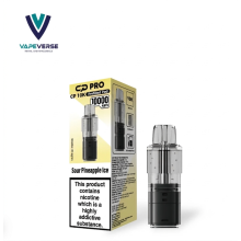(Sour Pineapple Ice) CP Pro CP 10K Prefilled Replacement Pods 20mg Nic Salt (Pack of 3)