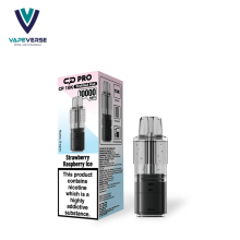 (Strawberry Raspberry Ice) CP Pro CP 10K Prefilled Replacement Pods 20mg Nic Salt (Pack of 3)
