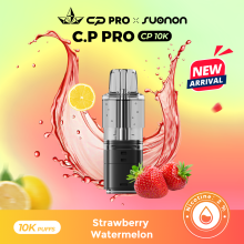 (Strawberry Watermelon) CP Pro CP 10K Prefilled Replacement Pods 20mg Nic Salt (Pack of 3)