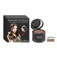 (1 pcs, light brown) 1/2pcs Hairline Covering Touch Powder Shadow Powder Is Not Easy To Smudge Fluffy Hairline Powder