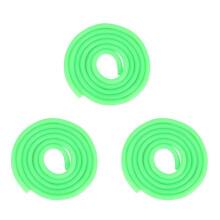 3pcs 100CM RC Car Fuel Gasoline Hose Silicone Hose for 1/10 1/18 Truck Track Accessories Green
