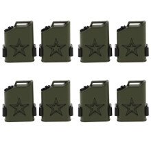 8x AcessóRio de DecoraçãO de PláStico Tanque de CombustíVel para Escala 1/10 RC Rock Crawler Axial Wraith SCX10 90046 RC4WD CaminhãO Carro