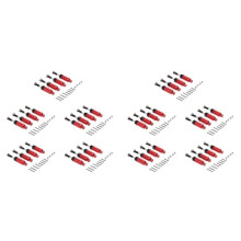 40Pcs Alloy for WPL 1:16 Henglong C-14 C-24 Pickup Crawler Half Truck RC Car Spare Parts,Red