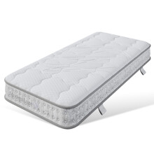 (90x190cm) Matelas à ressorts ensachés 7 zones jusqu’à 280kg sans oreiller