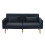 (Black) Canapé 2 places convertible avec fonction couchage 1