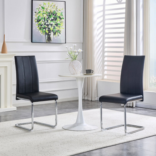 (Black,Silver) Chaise avec assise ergonomique et pieds dorés