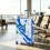 (Blue) Valise à roulettes avec cadenas à code sans description de taille ou couleur 10