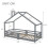 (Gray) Lit enfant maison avec barrière de sécurité 3