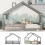(Gray) Lit enfant maison avec barrière de sécurité 10