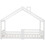 (White) Lit enfant maison avec barrière de sécurité 11