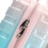 (Pink) Set de 4 valises à roulettes avec cadenas à code et trousse incluse 11