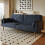 (Black) Canapé 2 places convertible avec fonction couchage 6