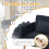 (Black) Canapé 2 places convertible avec fonction couchage 7