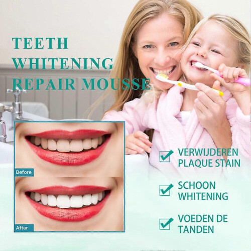 Mint Teeth Whitening Toothpaste Foam Teethaid Mouthwash Tooth Paste Stain Remove 2