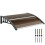 200x96cm Front Door Canopy Awning, Brown 2