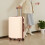 (Beige) Set de 4 valises ABS avec cadenas à code et trousse 2