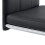 (Black,Silver) Chaise avec assise ergonomique et pieds dorés 5