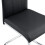 (Black,Silver) Chaise avec assise ergonomique et pieds dorés 6