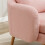 (Rose) Fauteuil avec coussin, siège rembourré et structure renforcée 5