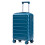 (Dark Blue) Set de 2 valises ABS avec cadenas à code et trousse 6