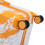 (Orange) Valise cabine à roulettes spinner avec cadenas à code et motif imprimé 10