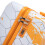 (Orange) Valise à roulettes avec cadenas à code sans description de taille ou couleur 8