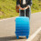 (Blue) Set de 4 valises à roulettes avec cadenas à code et trousse incluse 2