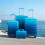(Blue) Set de 4 valises à roulettes avec cadenas à code et trousse incluse 6