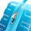 (Blue) Set de 4 valises à roulettes avec cadenas à code et trousse incluse 11
