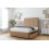 Comfort (3' Single, Latte) Comfort Denver Dumfries Divan Bed Base 2 Drawers Same Side 26" Strutted Headboard 1