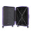 (Blue+Purple) Set de 4 valises ABS avec cadenas à code et trousse 9