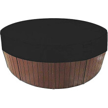 (190*90) Waterproof Weather Resistant Spa Round Hot Tub Protector Covers With Elastic For Outdoor Bathtub