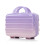 (Purple) Set de 2 valises à roulettes avec cadenas à code et trousse cosmétique 8